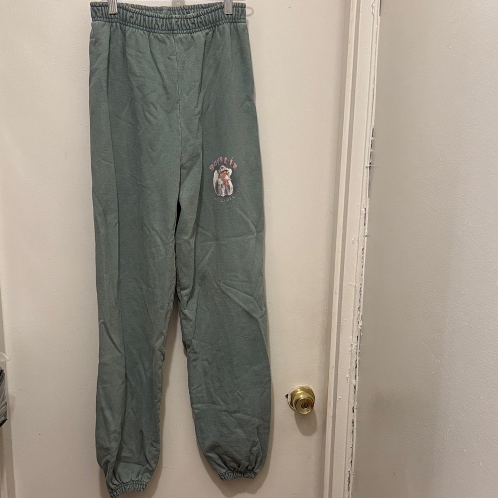 Boys Lie Sage Green Joggers